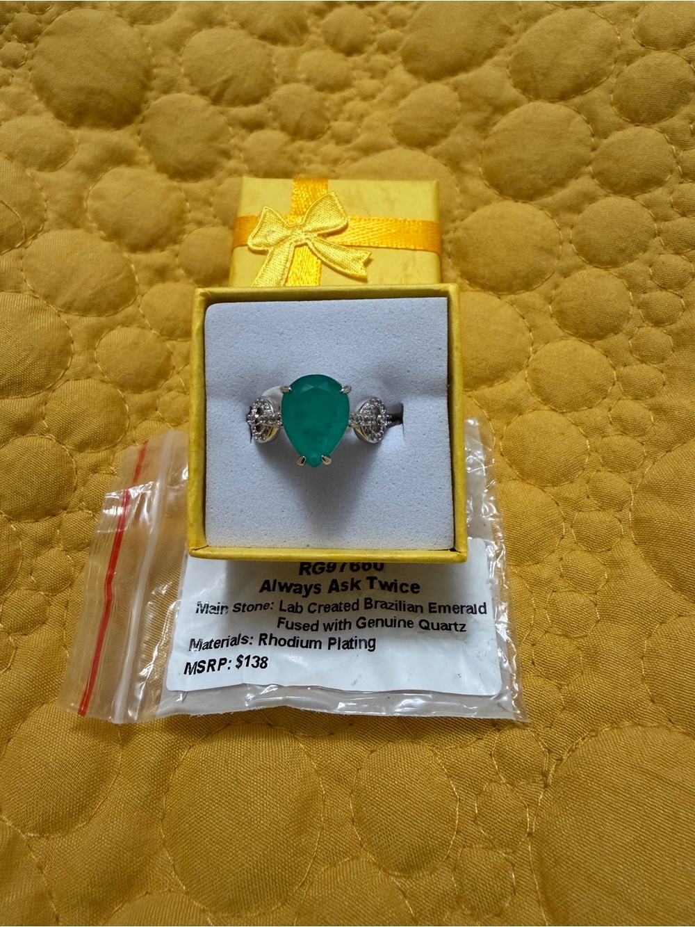 Bomb Party OG Ring - Size 6 Green